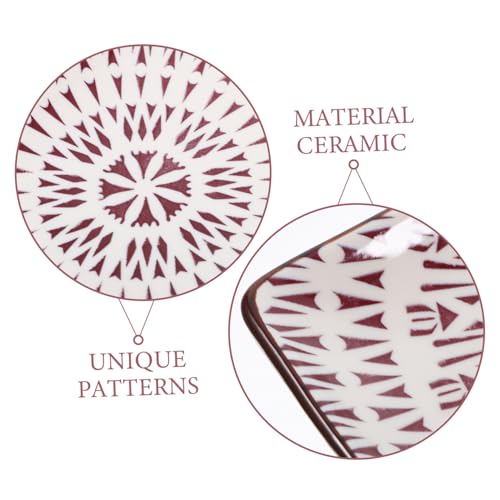 Set 2 platos cerámicos japoneses para sushi miniatura 4