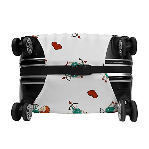 Housse de bagage Anges Blanc CHEHONG en polyester extensible pour valise cabine - 2
