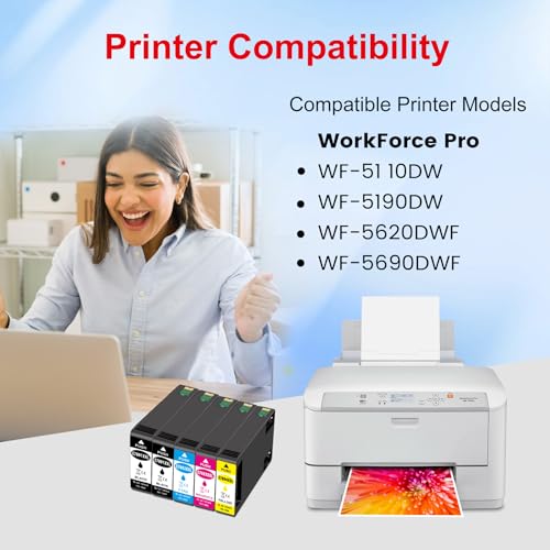 Cartouche encre compatible EPS 78XL T7891 T7892 T7893 T7894 XXL pour imprimante WF-5620DWF