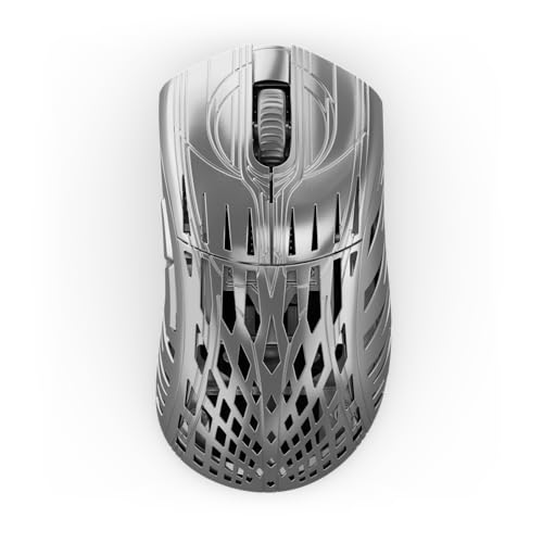 PWNAGE Stormbreaker Wireless Magnesium Gaming Mouse 8kHz – 50grams Ultralight Esports Pro Gamer Flawless Professional PAW3395 Optical Sensor 26,000 DPI – 8000Hz -100% PTFE Skates Ergo -Platinum