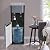 Bottom Loading Water Cooler Dispenser for 5 Gallon Bottles - Hot & Cold Water, Stainless Steel 5 Gallon Water Dispenser with LED Light for Home, Offices, Hotels, Kitchens (Dark Gray)