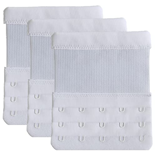 Image of Women's Bra Extenders 4 Hook / 3 Hook / 5 Hook / 2 Hook Soft Comfortable Stretchy Bra Extension Strap