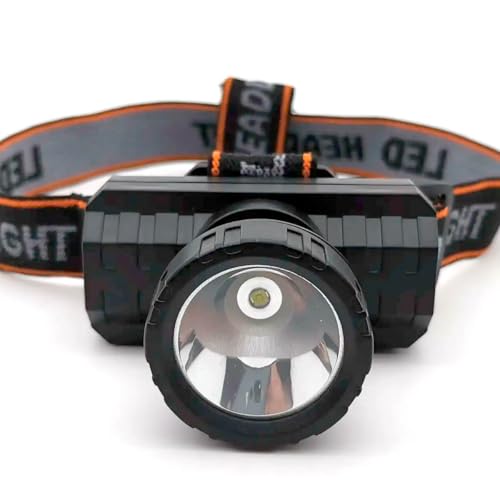 Lanterna De Cabeca Prova Dagua Farol De Cabeça Potente Forte 500 Lúmens 3 Modos de Iluminação Alcanc