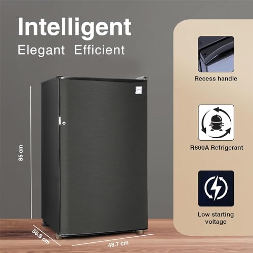 Image of Godrej 97 L 1 Star Direct Cool Single Door Refrigerator With Jumbo Vegetable Tray (RD CHAMP 114A WPF FS ST, Fossil Steel)