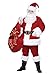 California Costumes Men's Deluxe Santa Suit Adult, Red/White, Medium