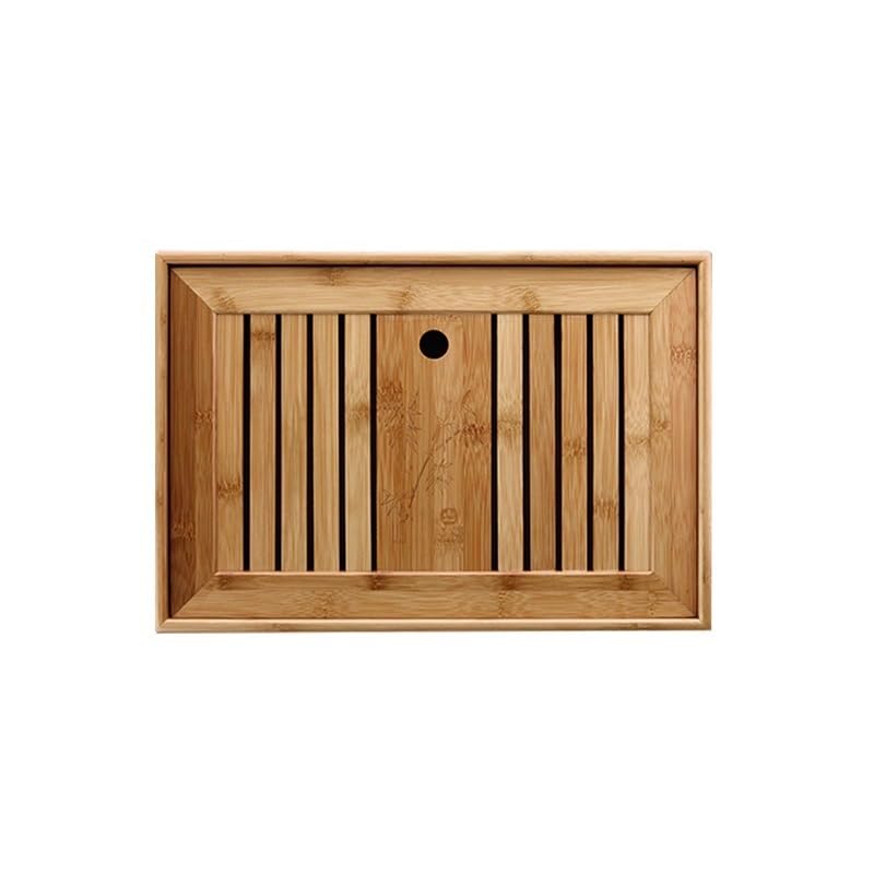 Petit plateau à thé portable for bureau, maison, simple, grand rectangulaire, table chinoise en bois Table à Thé pour la Maison Plateau à Thé