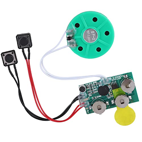 Cartão de felicitações de voz, módulo de voz gravável DIY de 4 minutos, chip de cartão de felicitaçõ