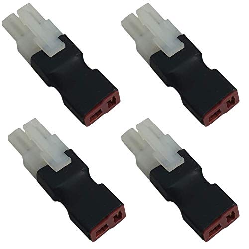 Adaptador Tamiya macho a Deans T hembra conector conversion inalambrico para bateria RC 4 uds