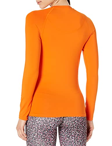 Amazon Essentials Women's Performance Stretch Long Sleeve T-Shirt, Orange, Medium #TOP1