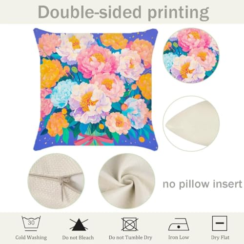 Housse de coussin imperméable 35x35cm lot de 4 pour une protection durable