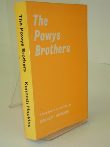 The Powys Brothers 9998180279 Book Cover