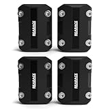 REARACE 2 Pair Motorcycle Bumper Blocks, 22MM/25MM/28MM Engine Guard Bumper Crash Bar Protectors Motorcycle...