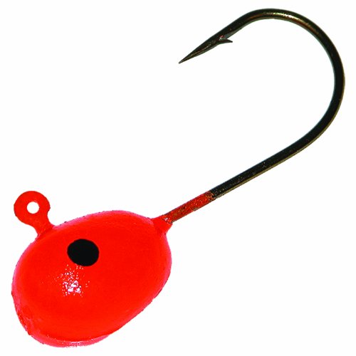 Mister Twister Floating Jig Heads Bait No.2-Pack of 4 (Orange)
