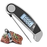 Sonda Termómetro Para Carne - Termómetro Digital De Cocina | Termógrafo Digital De Lectura Instantánea Para Cocinar A La Parrilla | Termografos De Alimentos De Cocina Ultraveloces Plegables E