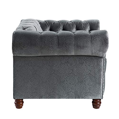 Lexicon Boswell Living Room Sofa, Dark Gray #TOP4