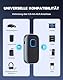 Glangeh Bluetooth 5.3 Adapter Auto, Upgraded Lärmminderung 3,5mm Aux Bluetooth Adapter, 16H Standby Empfänger Receiver Klinke für Auto Audio System, Kopfhörer, Speaker, Stereo-Endstufen (Grau)