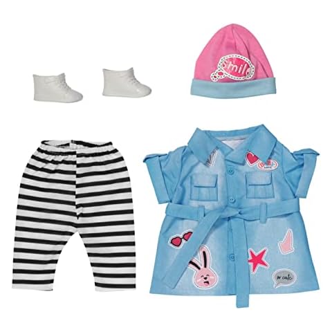 Zapf Creation 832585 BABY born Deluxe Jeans Kleid 43cm Cover