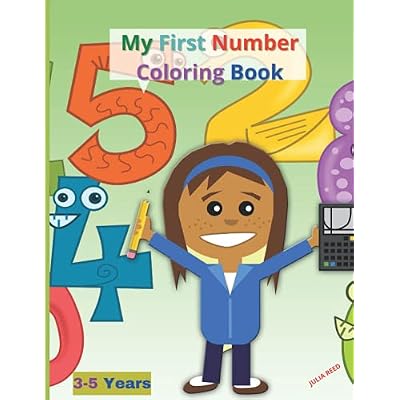 My First Number Coloring Book
