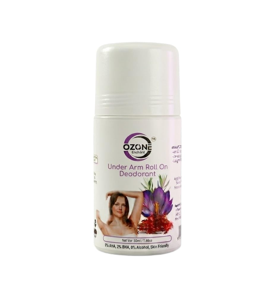 Saffron Radiance Underarm Exfoliating Roll-On Cream for Men & Women | Alcohol-Free Formula | Helps Improve Uneven Underarm Skin Tone | Fresh Fragrance | 50 ml-image-45