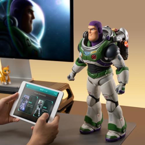 Robosen Buzz Lightyear Robot, Interactive Talking Action Figure, Programmable Movements, Voice Commands, LED Lights, and Sound Effects - Perfect Toy for Kids and Collectors, 16 Inch - Thumbnail 5