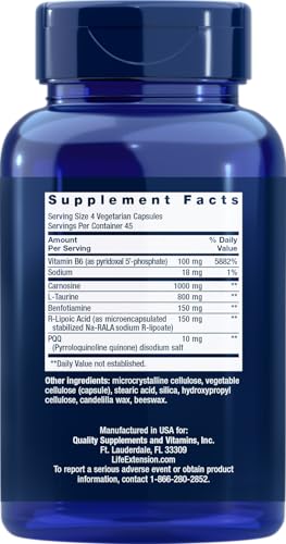Image of Life Extension Mitochondrial Energy Optimizer with PQQ, 180 Vegetarian Capsules