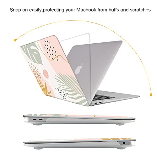 Icasso For Macbook Air 13 Inch Case 2020 2019 2018 Release A2337M1/ A1932/A2179 With Retina Display Touch Id, Durable Hard Shell Case And Keyboard Cover For Macbook Air 13 - Morandi #TOP3