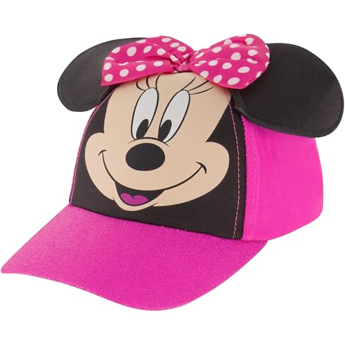 Disney Baseball Cap, Minnie Mouse Ears Adjustable Toddler Or Girl Hats for Kids
