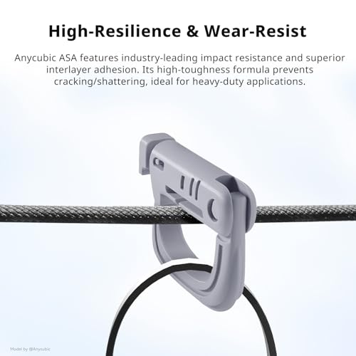 Image of ANYCUBIC ASA Filament 1.75mm, Weather & Heat Resistant, 3D Printer Filament Suitable for Printing Outdoor Functional Parts, Dimensional Accuracy + /- 0.02mm, 1KG Reusable Spool, Olive Green