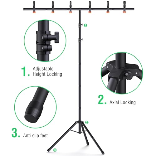 Kit Fondo Verde con Soporte Forlogic 8x5.3ft para Video y Fotos miniatura 5