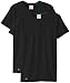 Lacoste Men's 2-Pack Colours Cotton Stretch V-Neck T-Shirt, Black, Large
