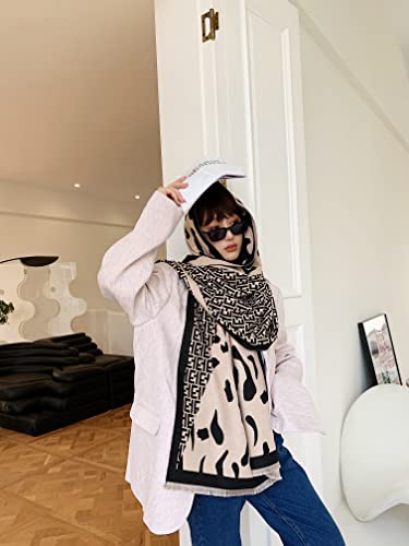 Large Fashion Pashmina Shawls And Wraps For Women Evening Dresses Extra Long Soft Cashmere Feel Birthday Gifts Throw Warm Winter Womens Fall Scarfs Shawls And Wraps For Wedding Christmas In White #TOP5