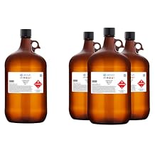 Lab Alley n-Heptane 99% High Purity Solvent, Non-Polar Solvent for Laboratory, Industrial & Research Use, 16 Liters 4 x 4 Liter Case