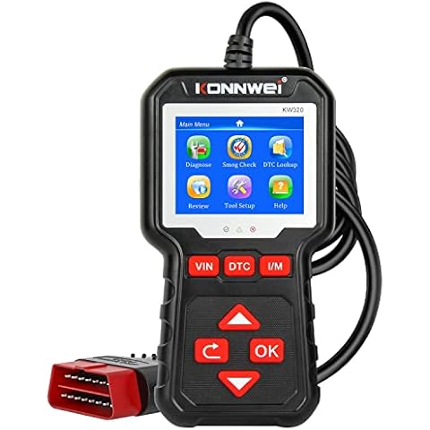 KONNWEI KW320 OBD2 Diagnostic Tool Universal Car Fault Code Reader for European OBD II/EOBD Protocols After 2003 Cover