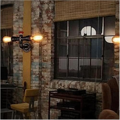 Lámpara de tubería de agua industrial para iluminar pasillos y balcones con elegancia retro 3