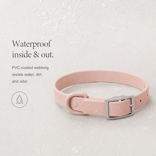 Wunzolefy Waterproof Dog Collar, Odor-Proof & Easy Clean & Adjustable (Blush Pink) by Wunzolefy - Used condition - Image 2