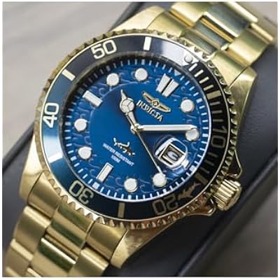 Invicta Men's 30810 Pro Diver Quartz Multifunction Blue Dial Watch