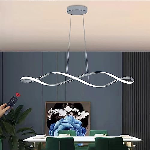 Lustre moderne LED télécommandé pour ajuster l'éclairage du restaurant au salon - 2