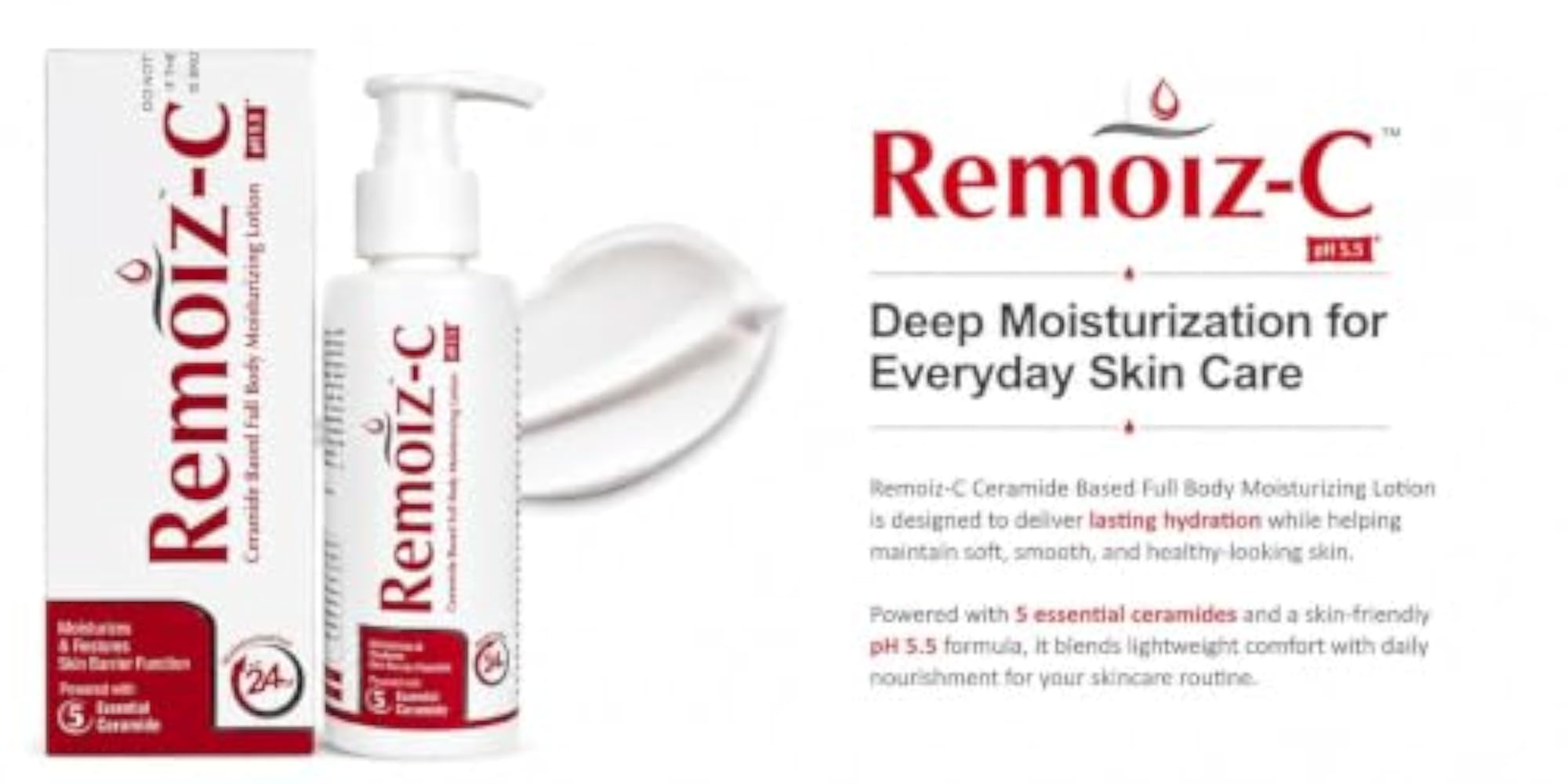 Remo'iz-C Ceramide Body Moisturizing Lotion