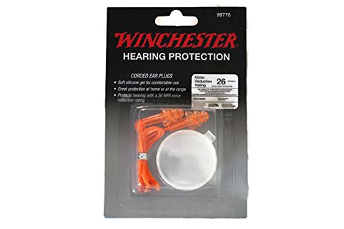 Winchester Hearing Protection Corded Ear Plugs for Sport Shooting Range Hunting - Orange