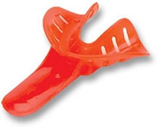 PLASDENT - Excellent-Colors #1 Child Small-Upper - # ITO-1U - Color: Red - (25 Pcs/Bag) - Ortho Impression Trays [ disposable plastic impression trays ] 001-ITO-1U DENMED Wholesale
