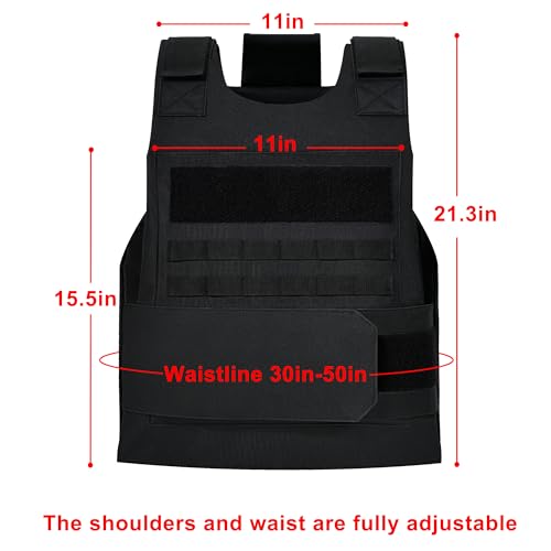 MGAVCSOT Tactical Vest for Men,Adjustable Lightweight MOLLE Vest,Suitable for Outdoor Movement Vest