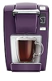Keurig K15 Coffee Maker, Single Serve K-Cup Pod Coffee Brewer, 6 to 10 Oz. Brew Sizes, Black Plum