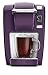 Keurig K15 Single-Serve Compact K-Cup Pod Coffee Maker, Black Plum