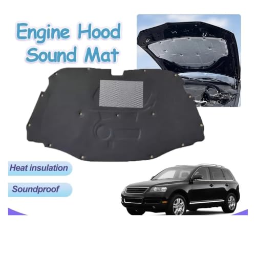 Doublure isolation capot VW Touareg MK1 2002-2010 tapis thermique auto - 3