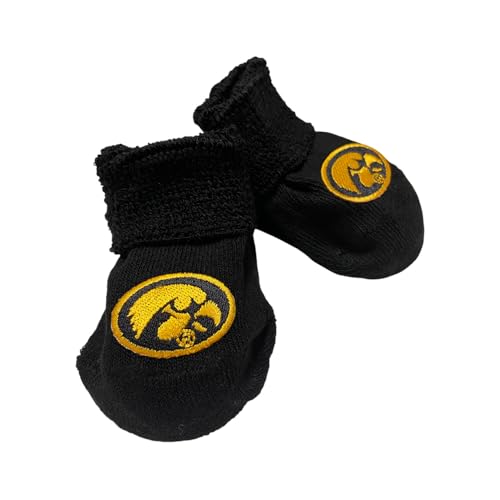 Image of Two Feet Ahead Baby Booties – Soft & Cozy Organic Cotton Stay-on Socks for Baby Girls and Baby Boys - Made in USA