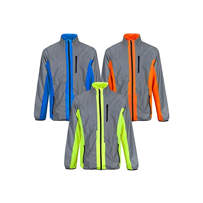 BTR Hi Vis Reflective Cycling & Running Jacket. - Image 6