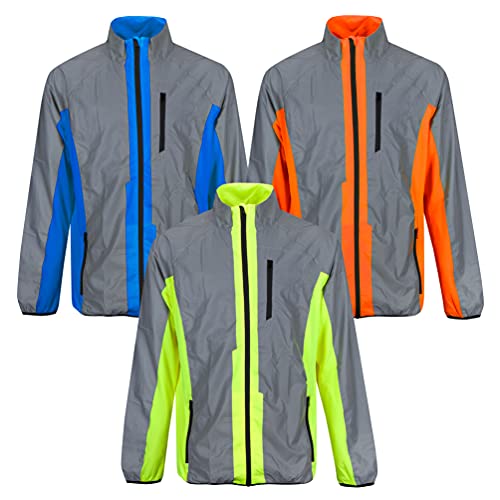 BTR Hi Vis Reflective Cycling & Running Jacket. Fits Men & Women. High Visibility (Hi Viz) & VERY Reflective Outdoor… - Image 6