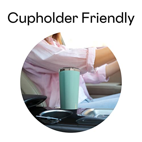 Corkcicle Tumbler Insulated Stainless Steel Bottle/Thermos, 16 Oz, Turquoise #TOP3