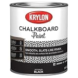 Krylon K05223000 Chalkboard Paint Special Purpose Brush, Black, 1 Quart