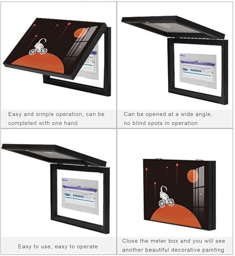 Panneau électrique déco et peinture cachée pour boîte de distribution intérieure